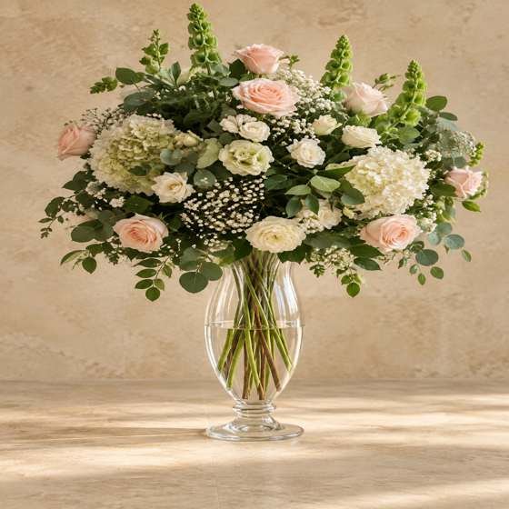 Florero de cristal