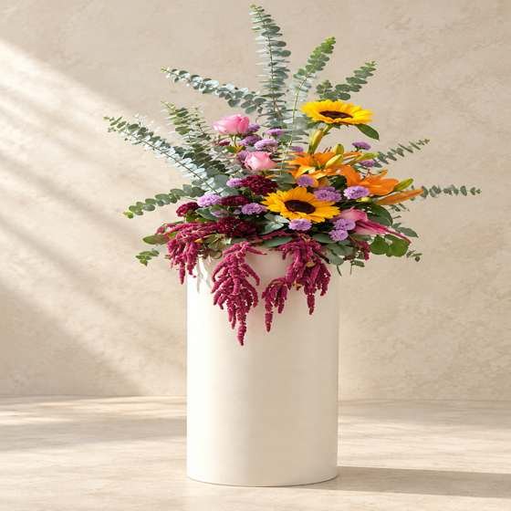Columna floral