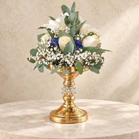 Florero dorado